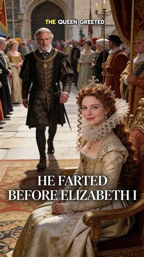 He Farted in Front of Queen Elizabeth I and Fled England 💨 #history #royaldrama #shorts