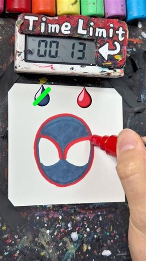 Drawing Spider-Man in 30Sec(Miles Morales)