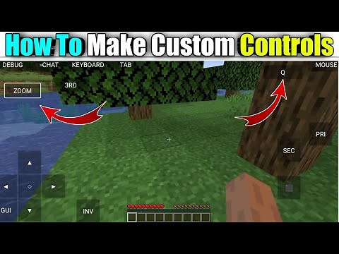 How To Use Custom Controls In Pojavlauncher 🔥 Play With Custom Controls And Optifine