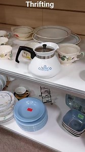 This 1970s Corning Ware Cornflower Blue Tea Pot was a good find. Pick or Pass? #thriftstorefinds thrift#thrifting #thrifted #thriftfinds #thriftshopping #wow #vintagestyle #vintagedecor #smallbiz #dowhatyoulove #smallbusinessownerlife #etsyseller #reseller #momownedsmallbusiness | Art GaLaur Vintage Co