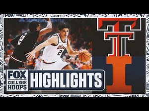No. 11 Texas Tech Red Raiders vs. No. 14 Illinois Fighting Illini Highlights | FOX College Hoops