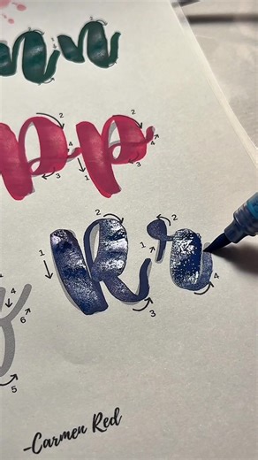 Faux Calligraphy Writing Tutorial for Beginners