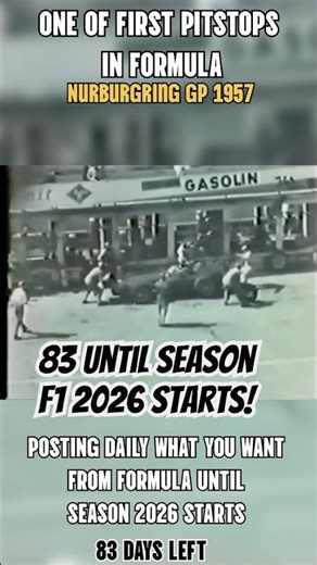 83 DAYS LEFT! FIRST F1 PITSTOP