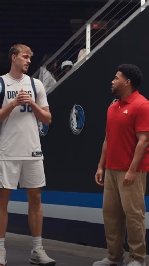 Angela Angel on Instagram: "@statefarm commercial with @cooper_flagg @hannahhandshybeauty Lead MUA Personal @jakefromstatefarm @ashrike Lead MUA @angelaangelofficial grooming Cooper Flagg @leighhudgens MUA #nba #cooperflagg #dallasmavericks #dallas #mua"