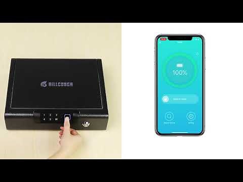 Billconch Smart Gun Safe Operation Steps