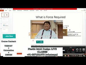 Spring Calculation for Mold Slider / Mold Design Calculation