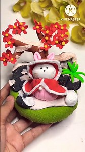 DIY idea 💞 How to make easily tree and doll with Super clay #music #funny #shorts #craft #clay