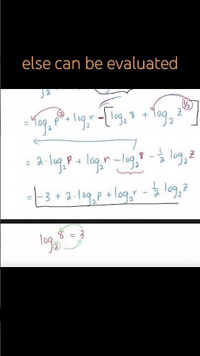 Expand Log Expressions using Properties - several examples