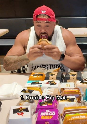 Indulging in McDonald's Feast: 8 Burgers and More!