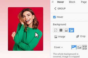 Cómo cambiar la imagen de fondo a otra imagen al pasar el mouse - Centro de ayuda de Nicepage