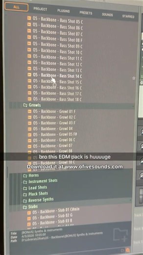 this EDM Sample Pack is HUUGE 🔥