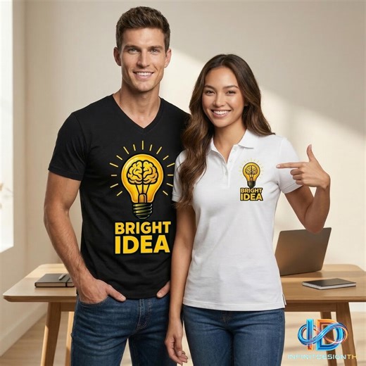 Bright Idea PNG Lightbulb Brain Shirt Design Motivation Digital Download - Etsy