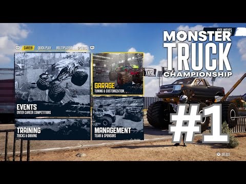 Monster Truck Championship | My First Time Playing! Checking Out Everything + Competition Event