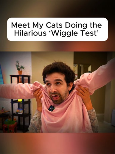 Meet My Cats Doing the Hilarious ‘Wiggle Test’ 🐾😂#CatEnergy #WiggleTest #FunnyCats #CatTok #PetHumor