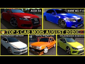 Top 5 Car Mods August 2020:- Euro Truck Simulator 2 1.38