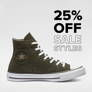 4 comments | It’s going down. Take an extra 25% OFF all sale styles today! Use Promo Code OCT25 | CONVERSE | Facebook