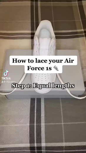 Air Force 1 Summer Lace-Up Tutorial