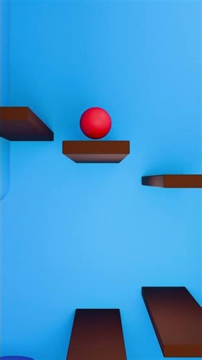 The Infinite Bounce: Satisfying Ball Physics Animation 🔴#satisfying #satisfyingsimulations