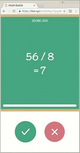 Telegram Math Battle Solver Bot