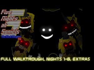 Five Nights at Sonic's 5 The First Chapter: Dreams Collection - Full Walkthrough, Nights 1-6, Extras