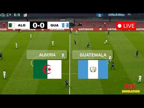 🔴 Algeria vs Guatemala ⚽ 2026 International Friendly | PES 21 Full Match Simulation