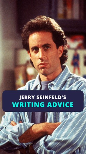 Jerry Seinfeld Busts The Myth of Writer's Block "Writer's block is a...