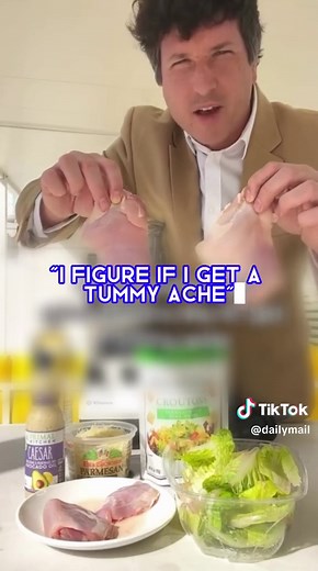 Man eats raw chicken for 25 days straight in bizarre dietary experiment: 'Why aren't you dead?' #fyp #chicken #raw #challenge #diet #health