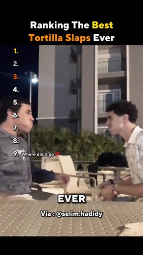 Ranking the best tortilla slaps ever #tortillatrend #funny #fail #fyp | tortilla challenge