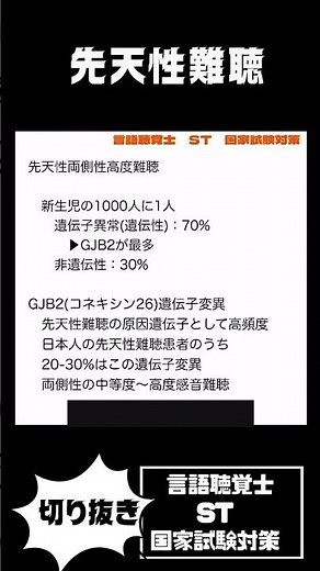 先天性難聴 先天性風疹症候群 GJB2遺伝子変異 アッシャー症候群