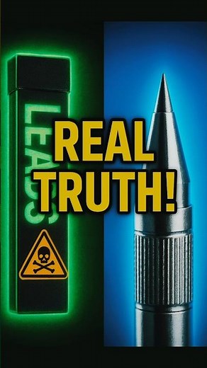 Shocking Truth About Lead Pencils! | Fact Voltage | #shorts
