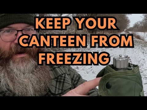 Keep Your Canteen From Freezing.