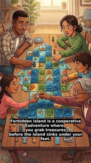 3 Cooperative Board Games for Family Game Night #Shorts