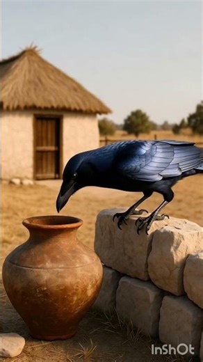 The story of a thirsty crow .......#story #ai #youtube