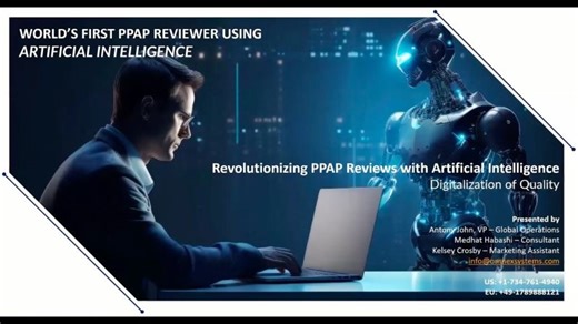 Revolutionizing PPAP Reviews Using Artificial Intelligence | Omnex Systems Canada