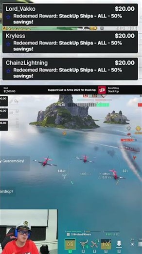 StackUp on StackUp Violence! 🤣 Charity Stream Chaos #shorts #StackUp