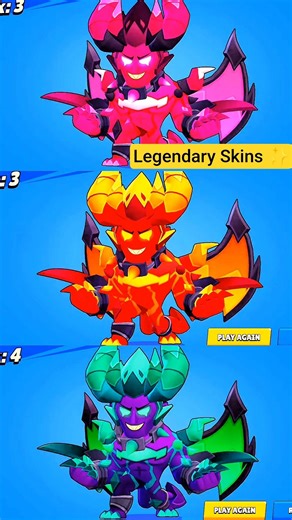 Legendary Skins Showcase ✨ #brawlstars #brawlin #newskins #brawltalk #showcase #matchingskins #brawl