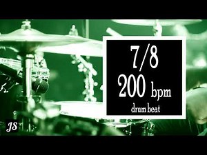 200 Bpm - 7/8 Drum Beat