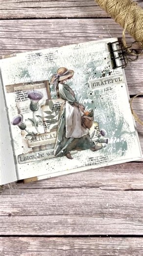 Vicky Papaioannou on Instagram: "Perfection is overrated... just add some color on your art journal to start. The more imperfect the better! 🌟A simple layout today, easy to recreate but so beautiful! 🔗For the supply list comment SUPPLIES and check your messages"