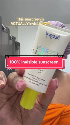 If you hate the feeling of sunscreen… this one might change your mind 👀 SPF 50, completely invisible, zero white cast, and it sits PERFECTLY under makeup. It feels more like a primer than sunscreen — which means no excuses to skip SPF anymore ✨ Your skin will thank you later ☀️🧴 👉🏽 Grab it from the Orange cart before it sells out #U#UnseenSunscreenS#SPF50N#NoWhiteCastS#SkincareTokdailyspf