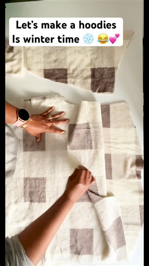 How to make a hoodies #diy #sewing #sewingtutorial #fypシ゚viral
