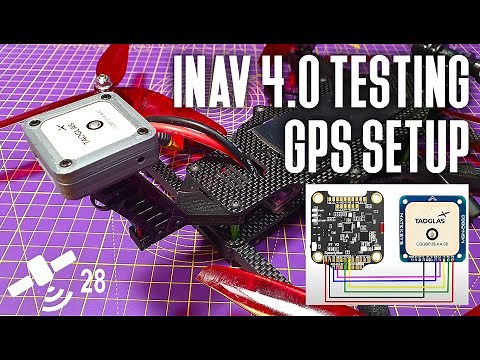 INAV 4.0 testing / Getting the GPS antenna mounted and setup for best accuracy / Matek M9N-5883