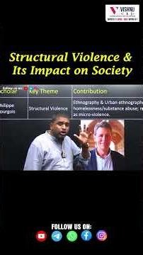 UPSC Anthropology | Structural Violence & Anthropology of the State