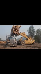 Peterbilt 589 logger getting unloaded by the Wagner. 😎👌 #Peterbilt #heavyhaul #589peterbilt #peterbilt589 #peterbiltbc #logger | Mike Chamberlain