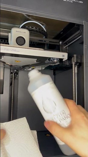 Bambu P1S – Clean & Lubricate All Lead Screws and Guide Rods #3dprinting #bambulab