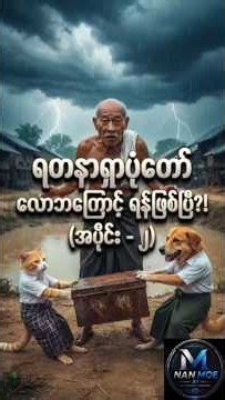 ''ရတနာရှာပုံတော်'' အပိုင်း - ၂ #shortvideo #cat #animals #dog #movie #treasure
