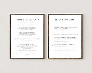 Temple Covenants, Temple Promises - General Conference Quote - LDS Temple Covenants - Russell M Nelson Quote - LDS Wall Art - LDS Printable - Etsy