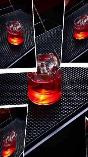 🍸 Negroni Cocktail Recipe | Classic Italian Gin Cocktail 🍊 #drink #cocktail #mixology #recipe