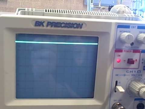 Modbus pulses on oscilloscope part1