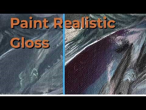 How To Paint Lifelike Wet Skin On A Dolphin | Acrylic Painting Tutorial