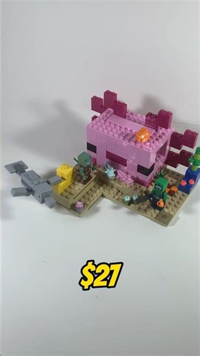 LEGO Minecraft Axolotl House Review